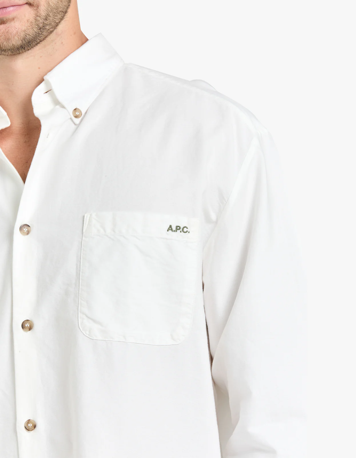 Mateo Logo Shirt - AAC Off White - Image 4