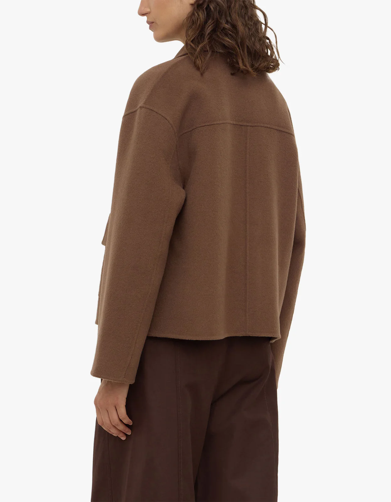 Mya Wool Jacket - Milk Choc - Image 7
