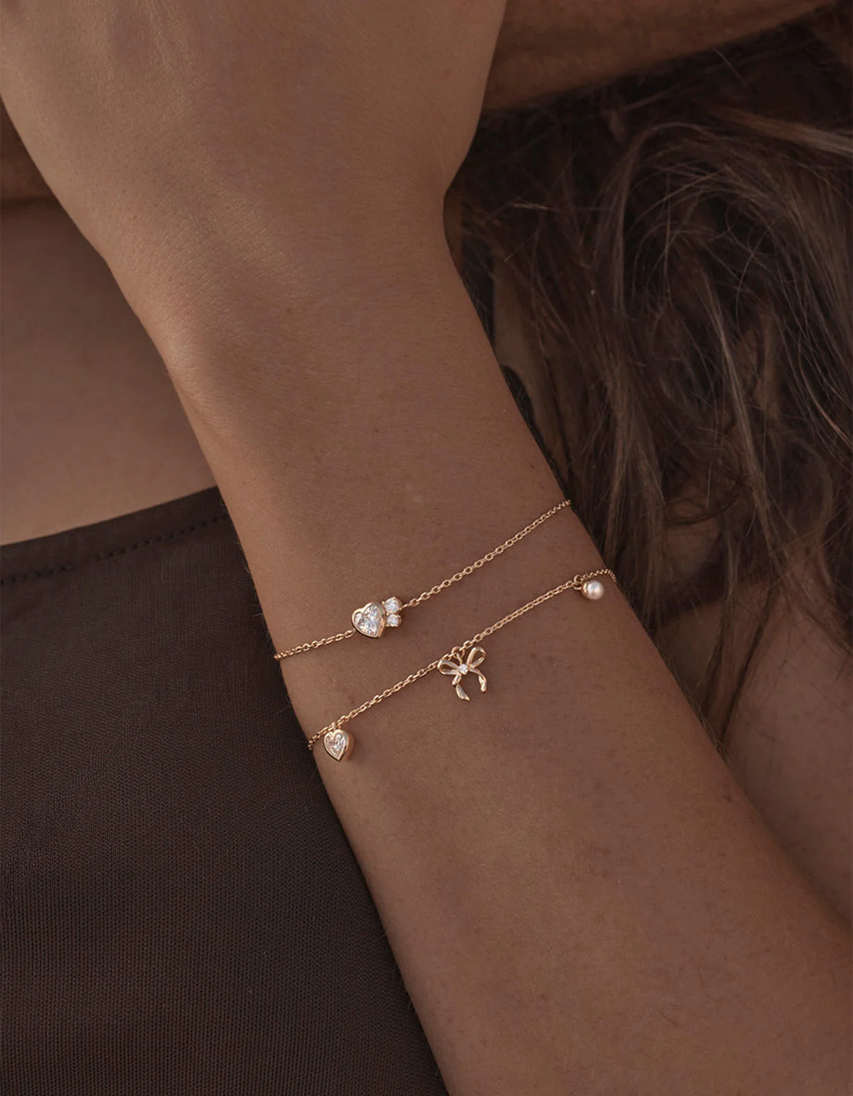 Forever Yours Charm Bracelet - 18K Gold Vermeil - Image 2