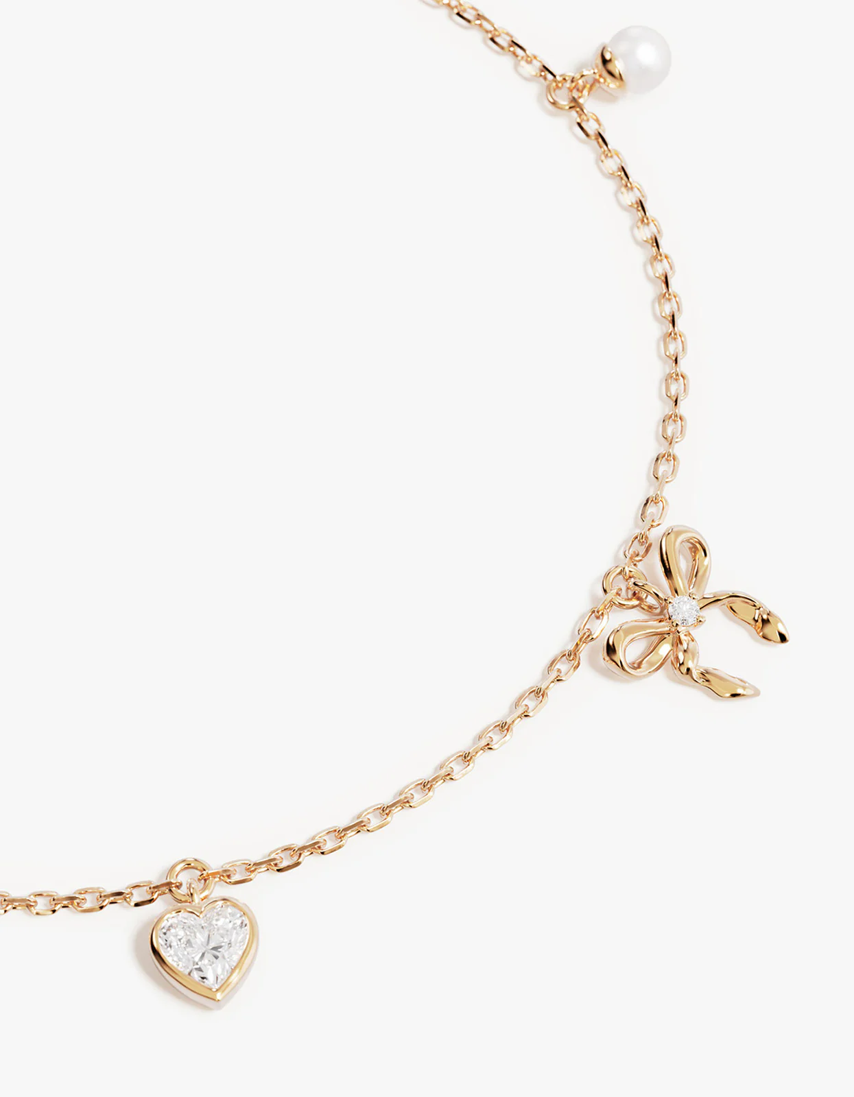 Forever Yours Charm Bracelet - 18K Gold Vermeil - Image 3
