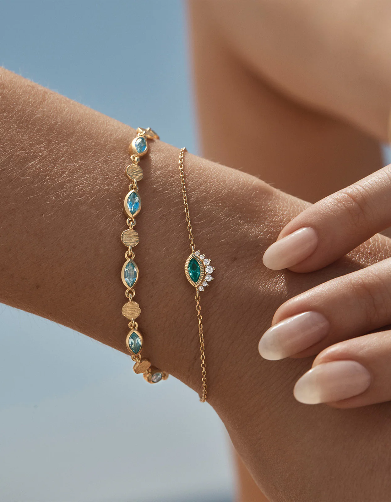 Hope And Protection Bracelet - 18K Gold Vermeil - Image 2