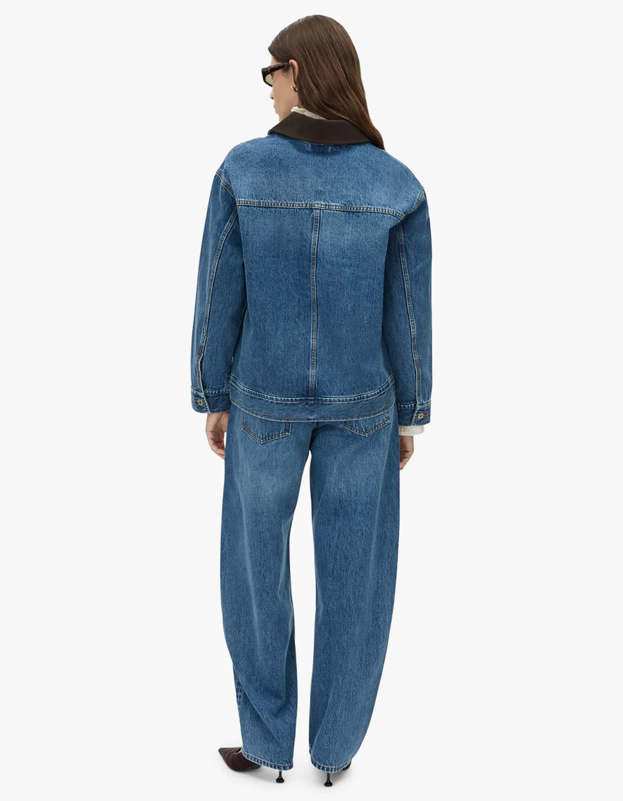 Alonzo Denim Jacket - Dark Classic Blue - Image 6