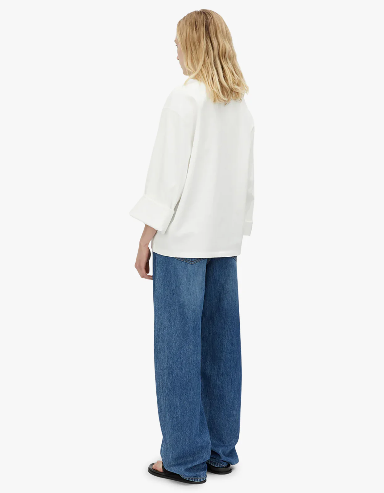 Peretti Long Sleeve Tee - Soft White - Image 5
