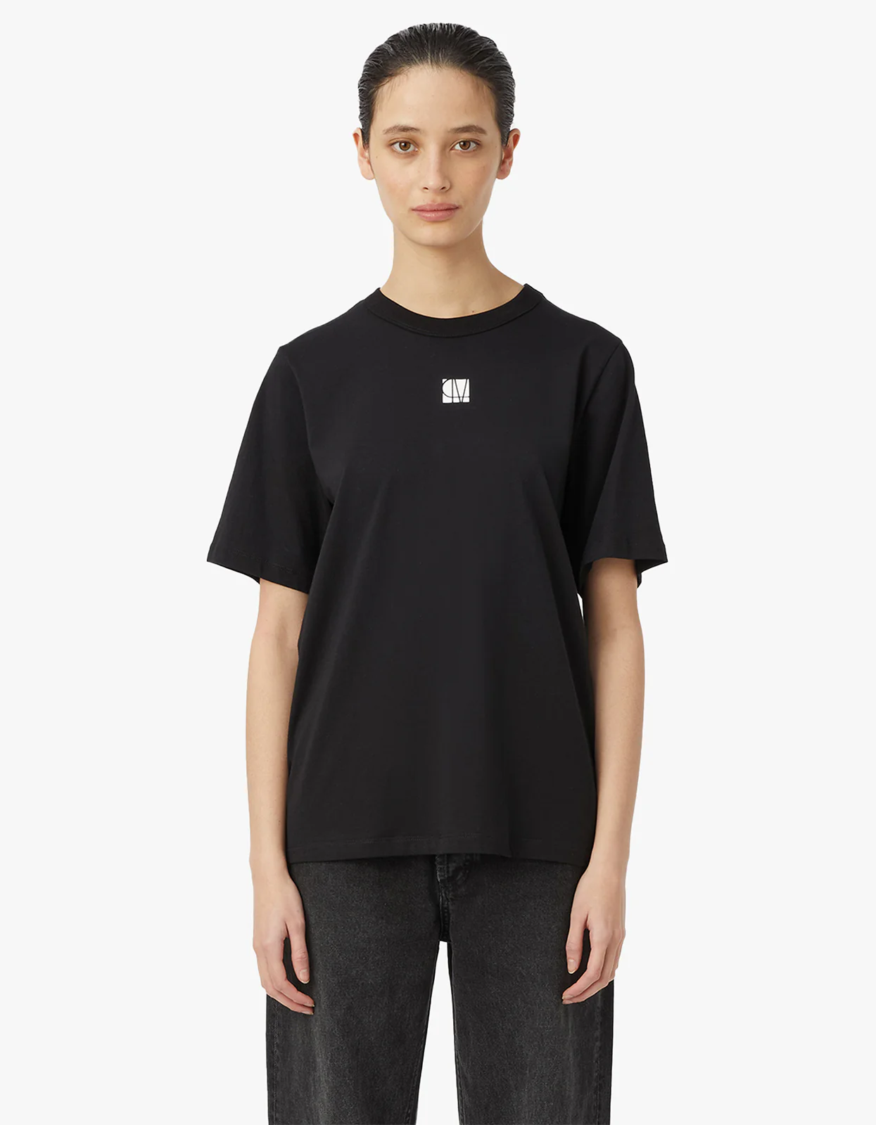Whitley Tee - Black/White
