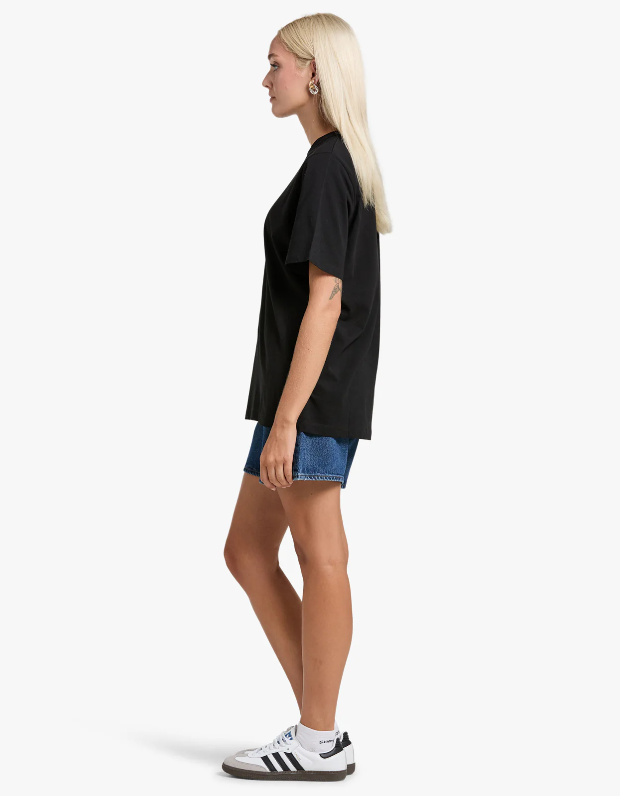 Whitley Tee - Black/White - Image 4