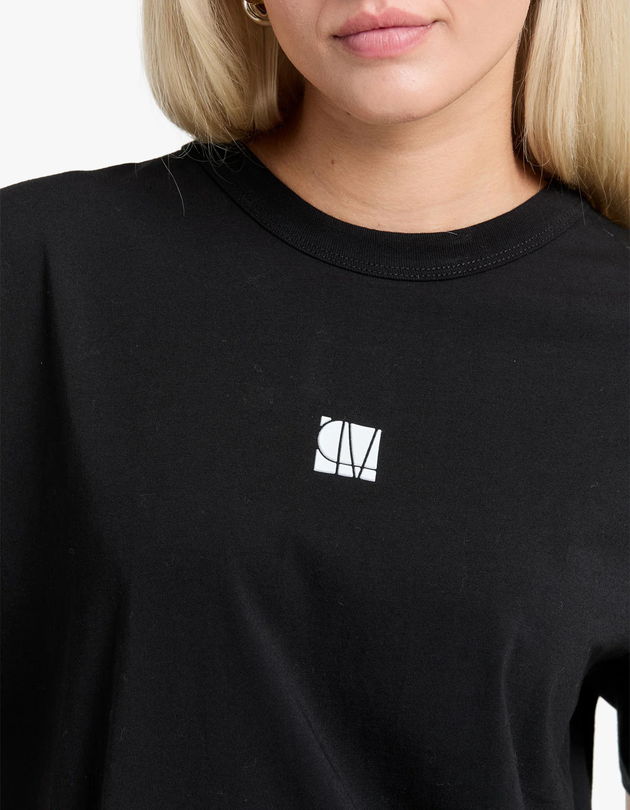 Whitley Tee - Black/White - Image 5