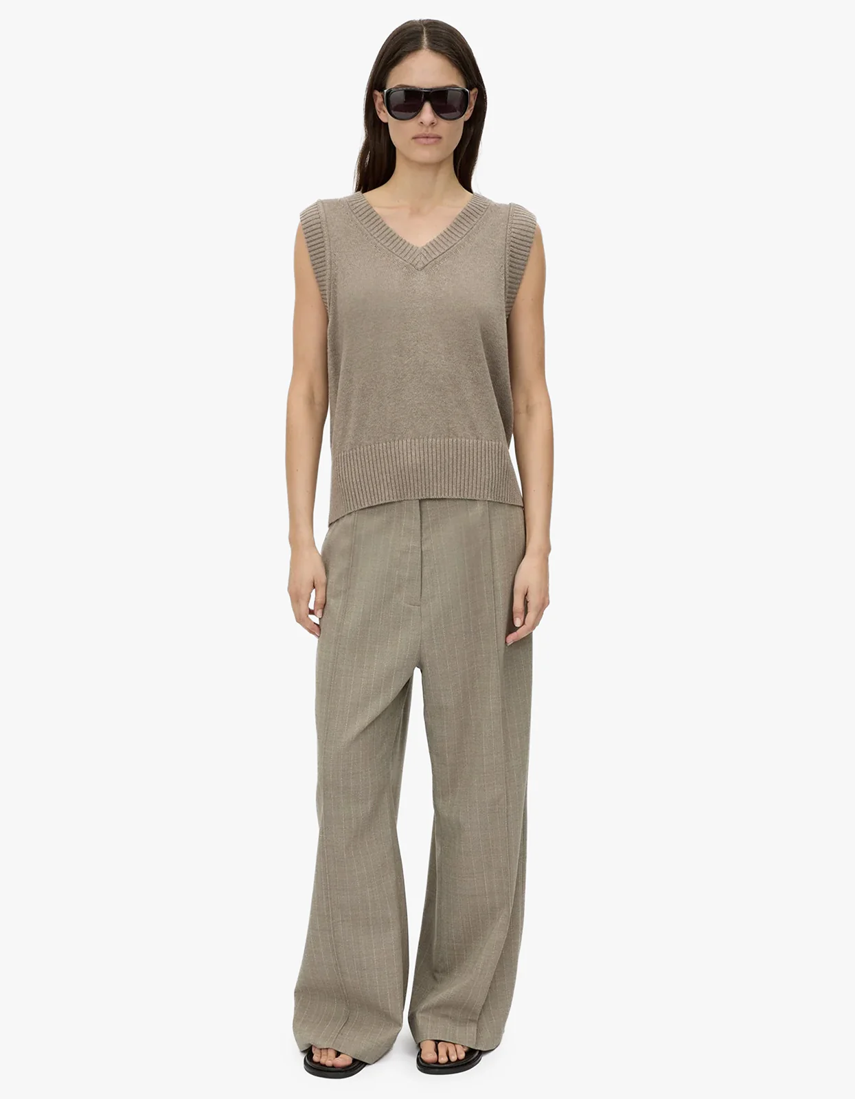 Arnelle Pant - Natual Pinstripe - Image 2
