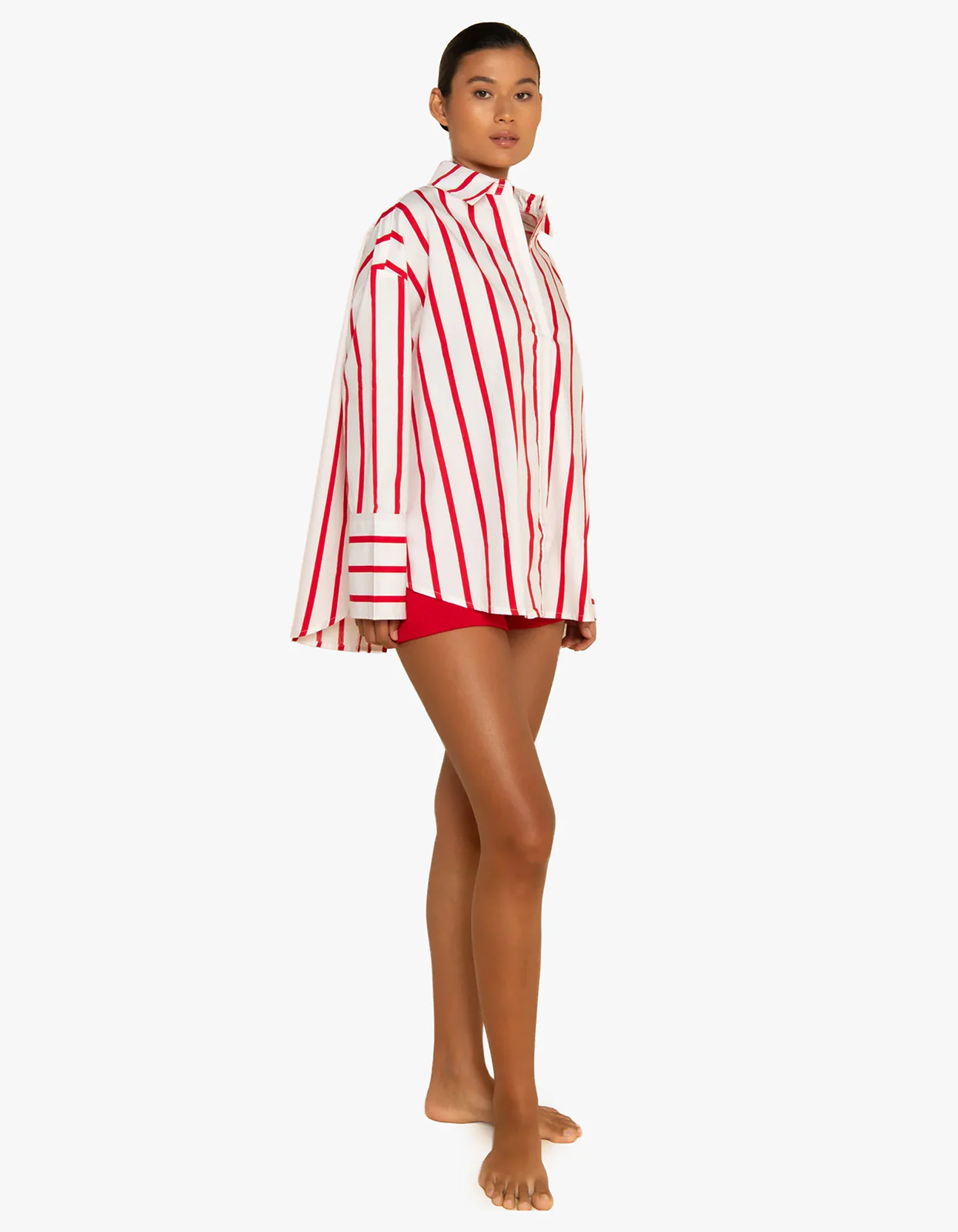 Rivierie Shirt - Red/White Stripe - Image 2