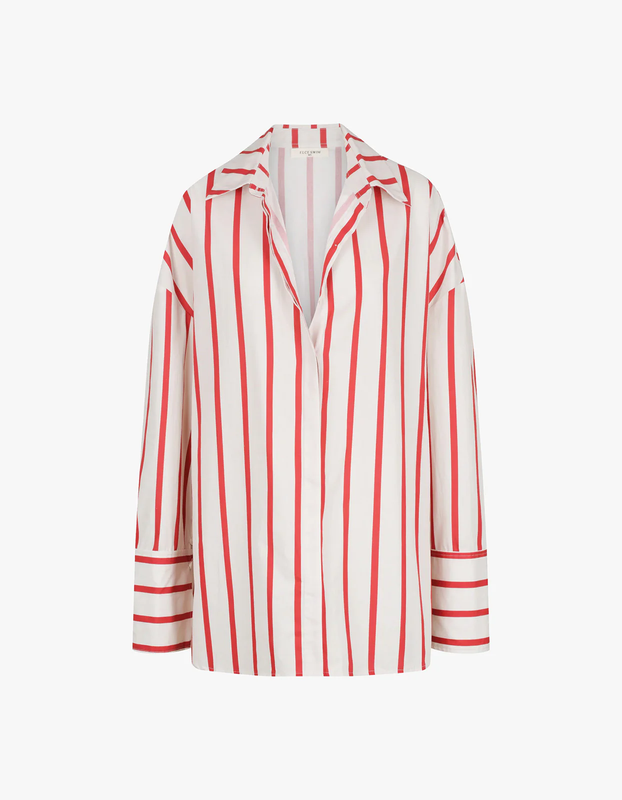 Rivierie Shirt - Red/White Stripe - Image 7