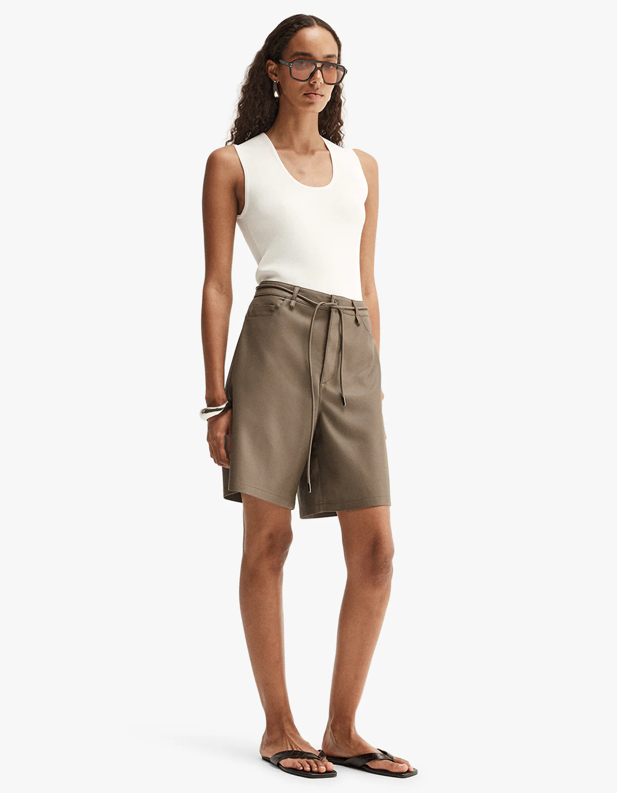 Rae Short - Taupe - Image 3