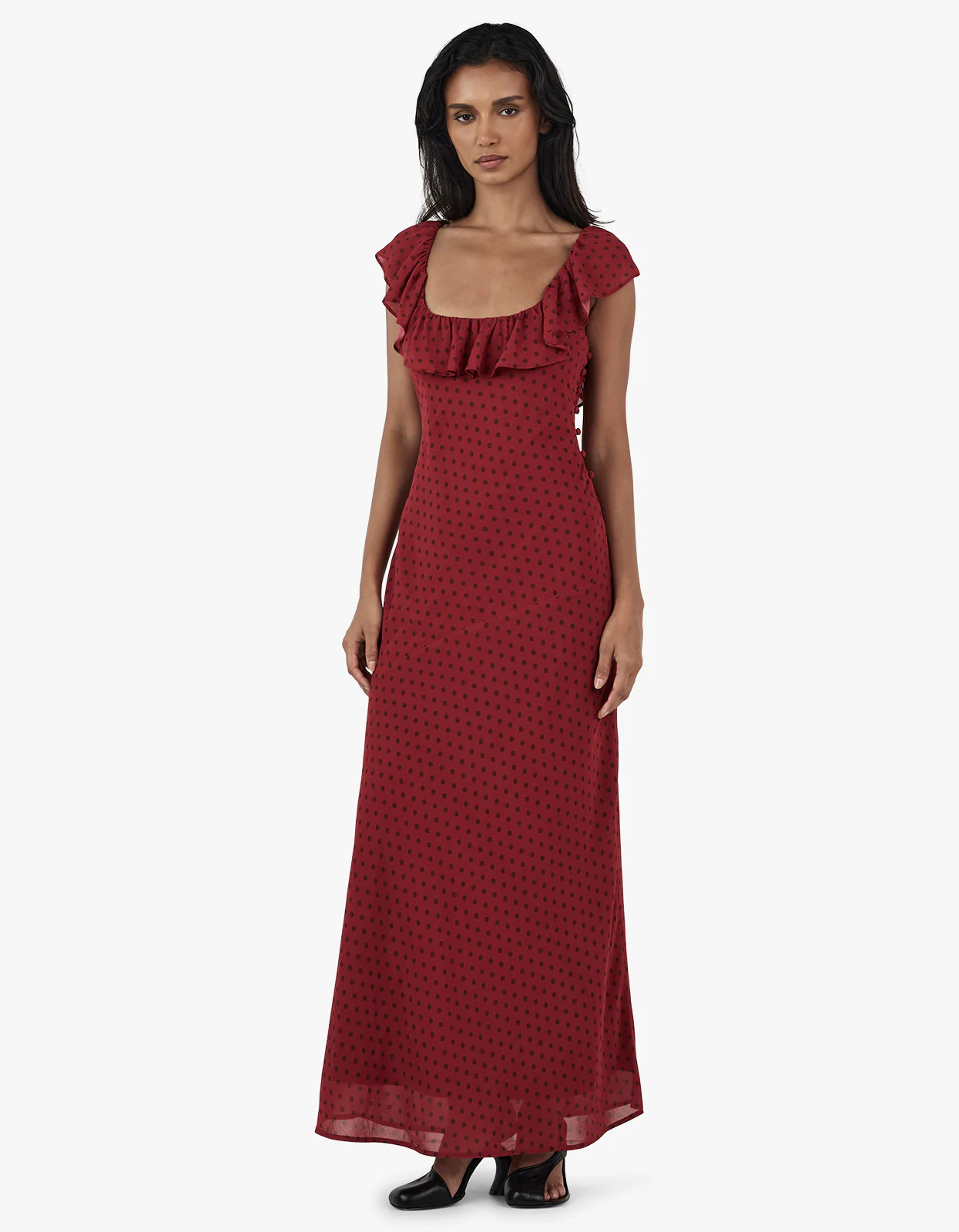 Hazel Bias Dress - Samba Polka