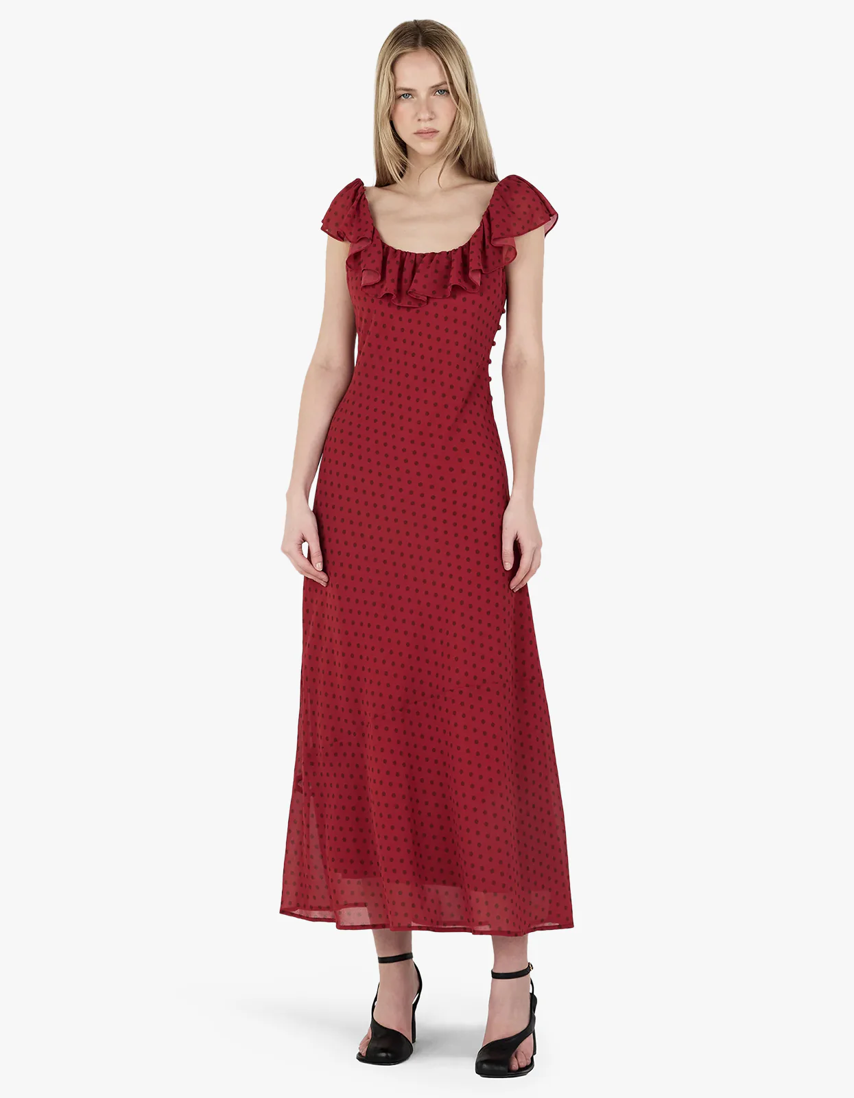 Hazel Bias Dress - Samba Polka - Image 6