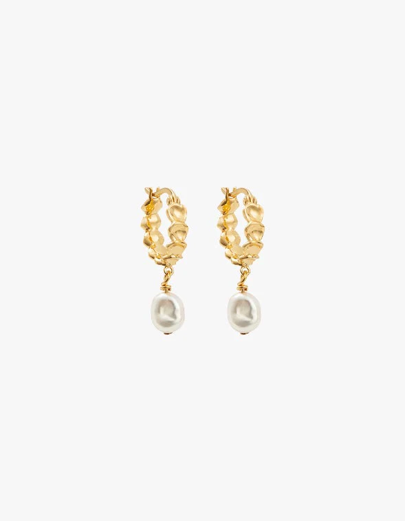Vacation Hoops - 18K Gold Plated