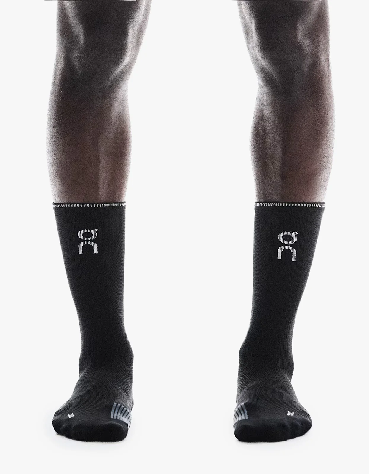 Performance Run Sock High 1 - Black/Eclipse - Image 2