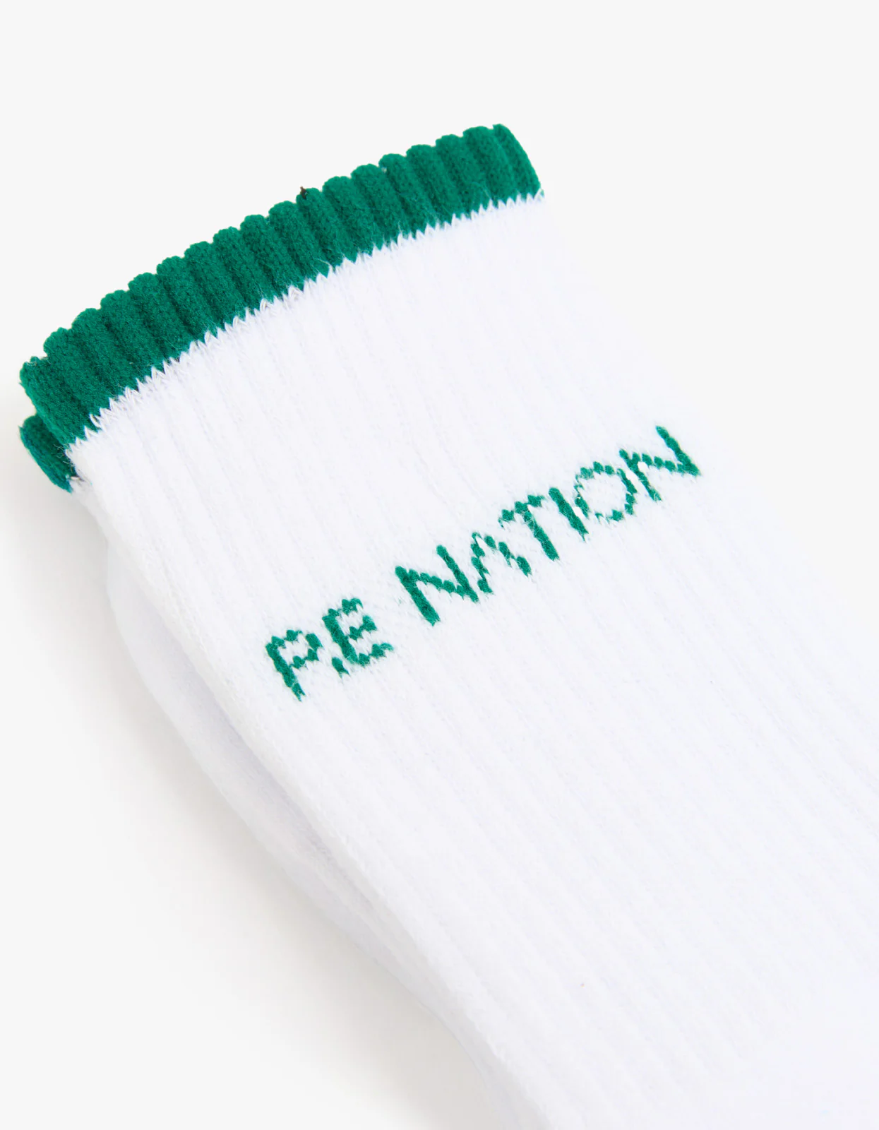 Vita Sock - Optic White/College Green - Image 2