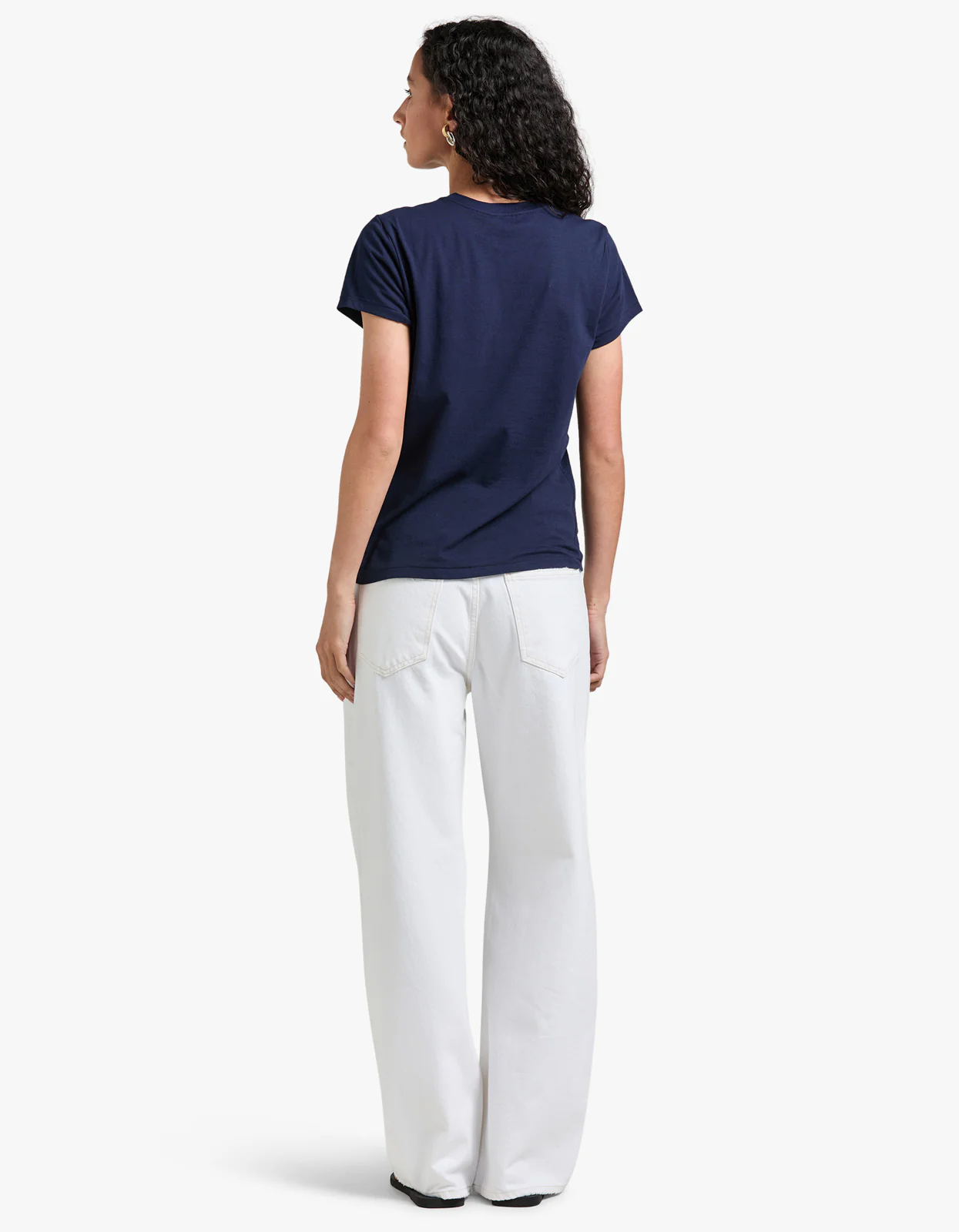 Crewneck Short Sleeve T Shirt - Cruise Navy - Image 4