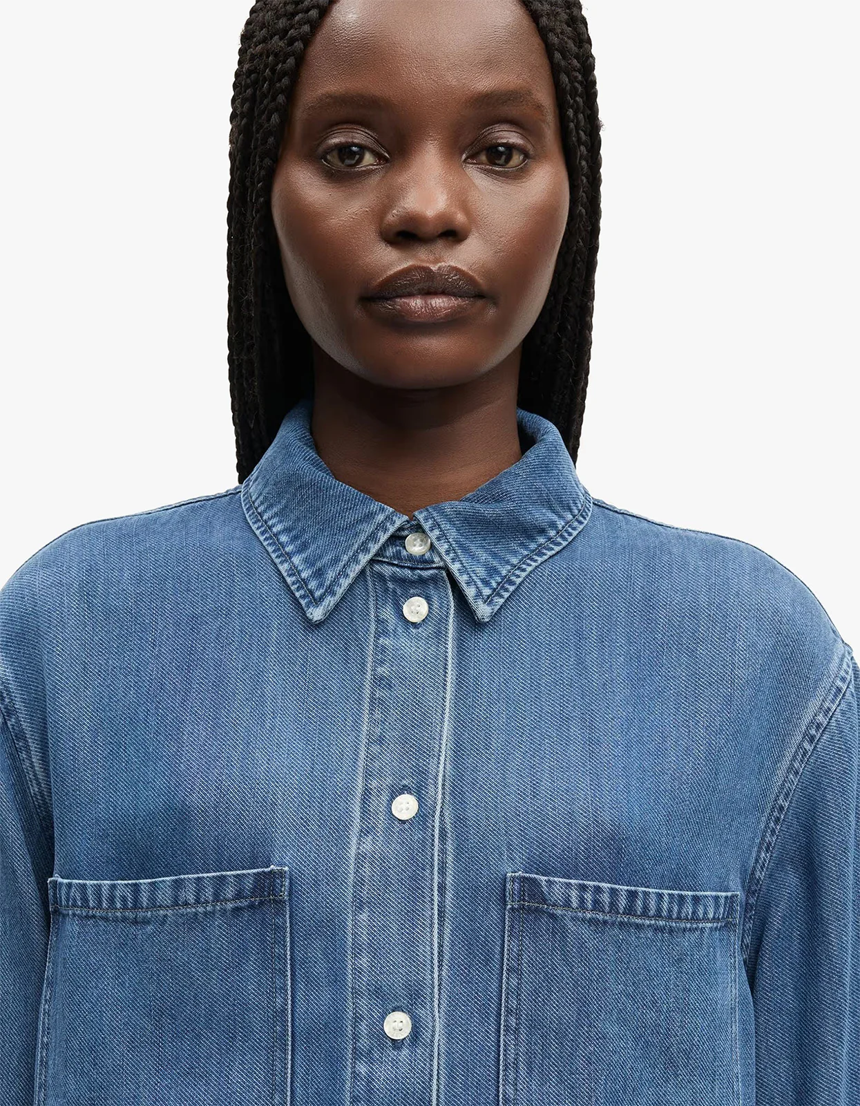 Sabexy Shirt 15645 - Medium Denim Blue - Image 4