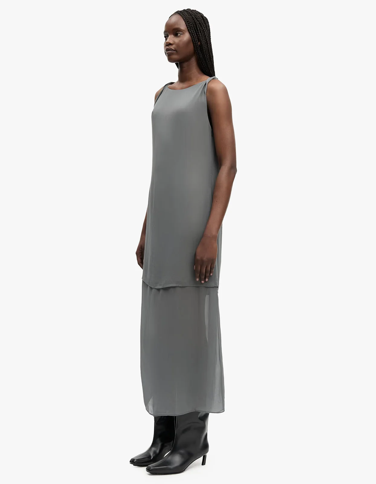 Samika Dress 15932 - Gunmetal - Image 3