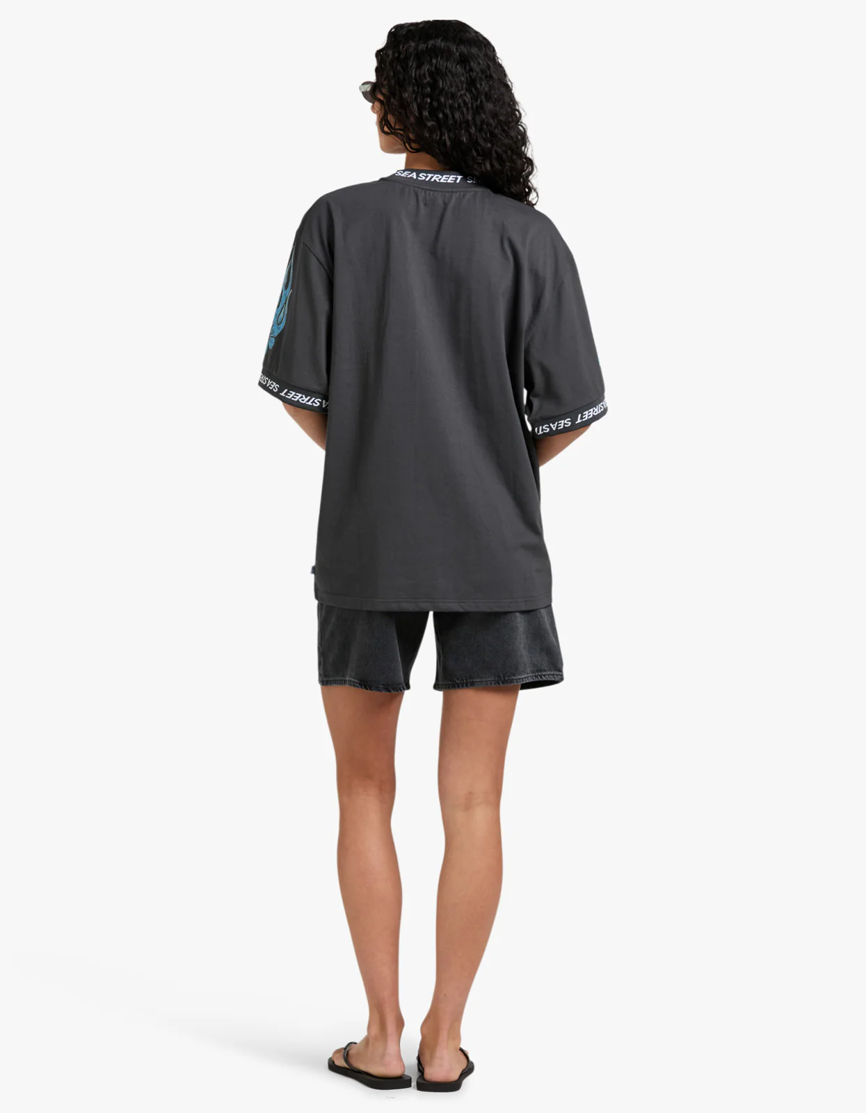 Aloha Motos SS T-Shirt - Washed Black - Image 6