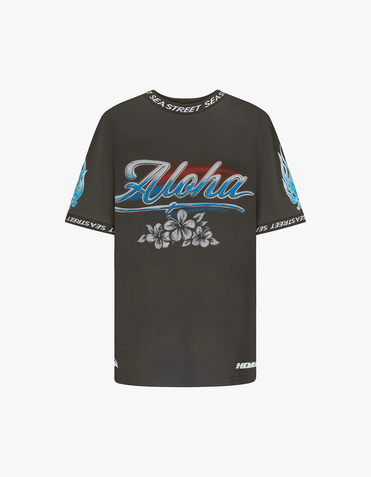 Aloha Motos SS T-Shirt - Washed Black - Image 8
