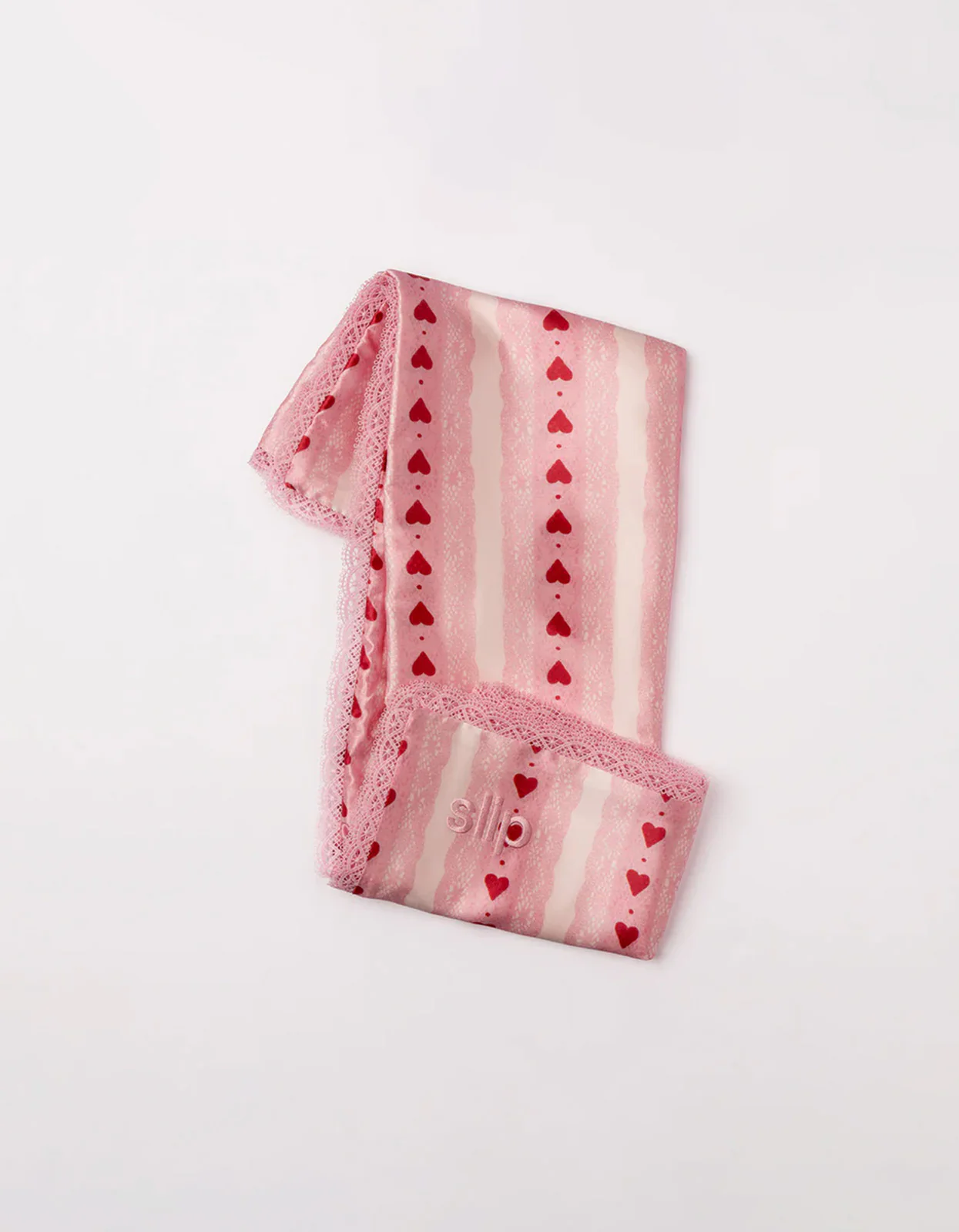 Sweetie Silk Pillowcase With Lace Trim - Image 3