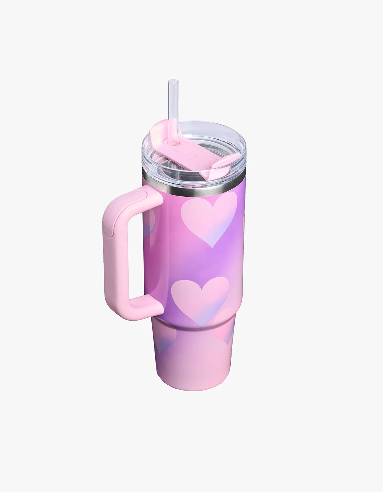 Valentines Stanley Quencher 2.0 890ml/30oz - Pink Hearts - Image 3