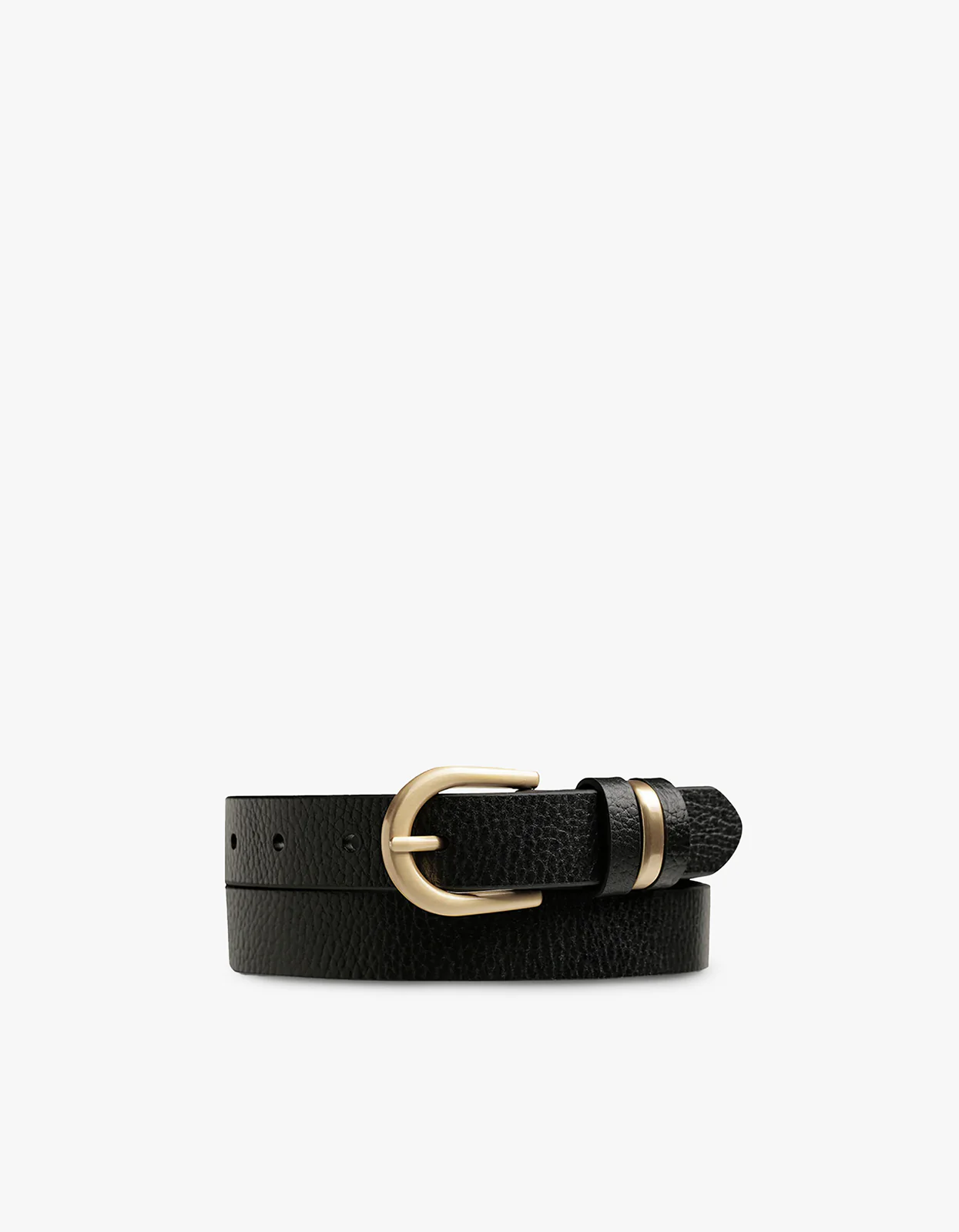 Over And Over Belt - Black/Gold