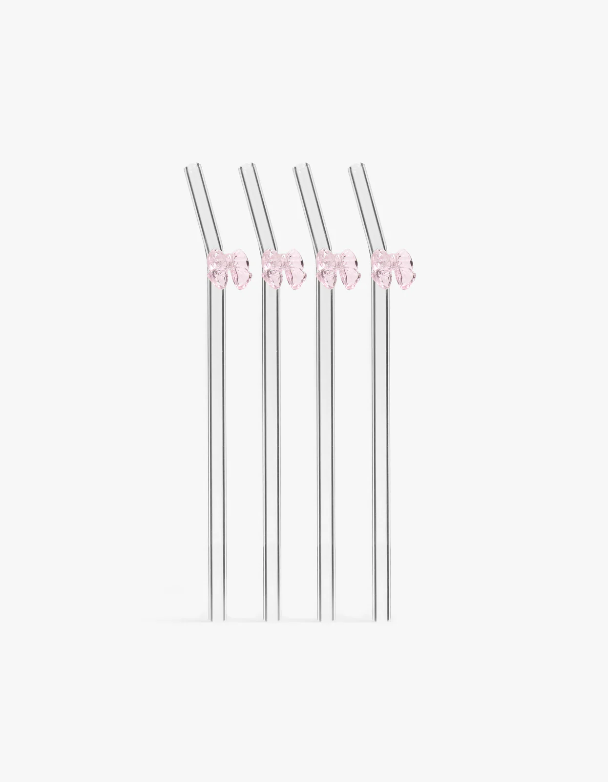 Everyday Glass Straws - Pink Bows - Image 2